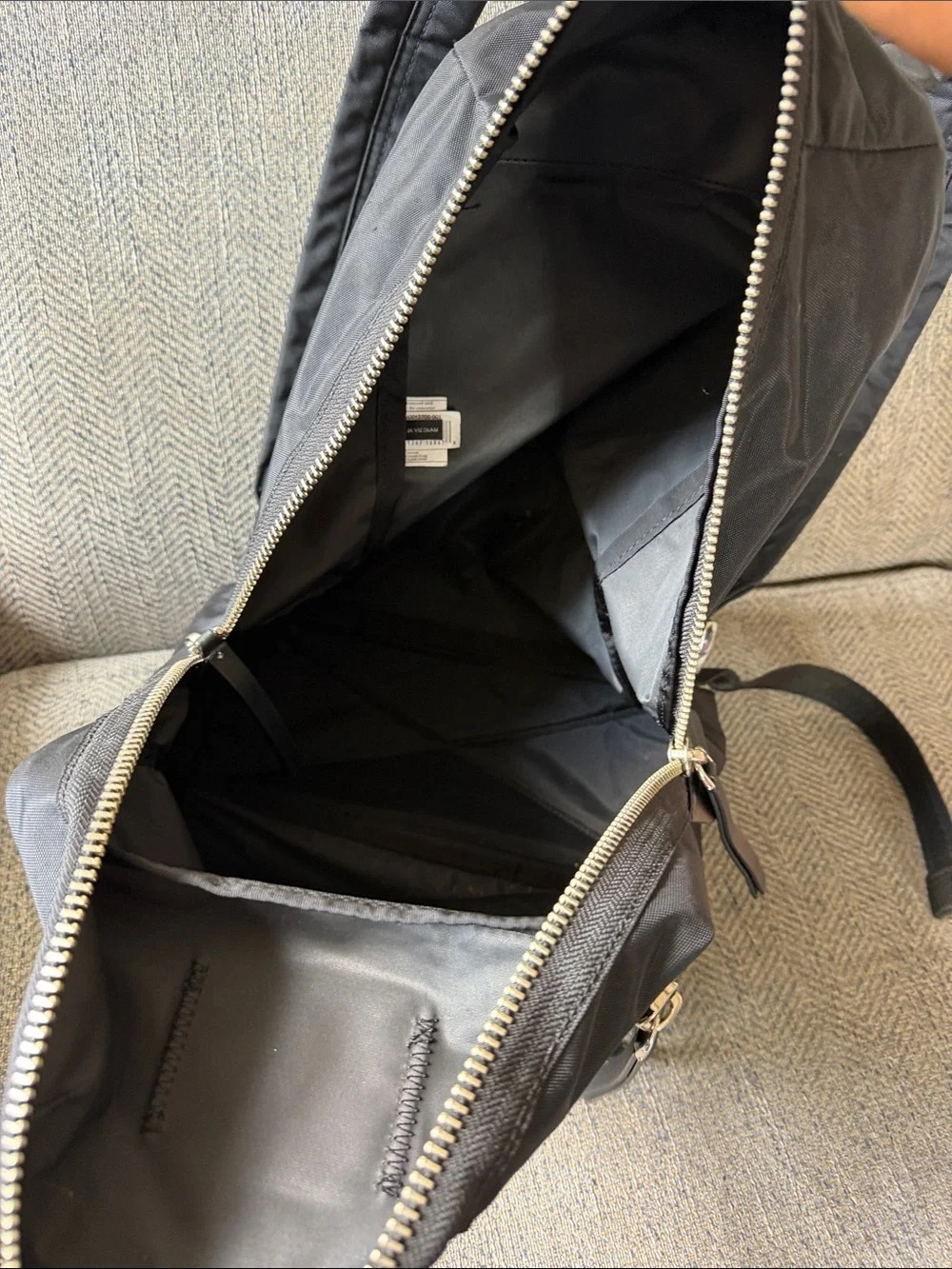 Marc Jacobs Black Nylon Biker Backpack